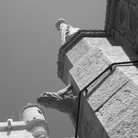 upward view toward Torre Belém